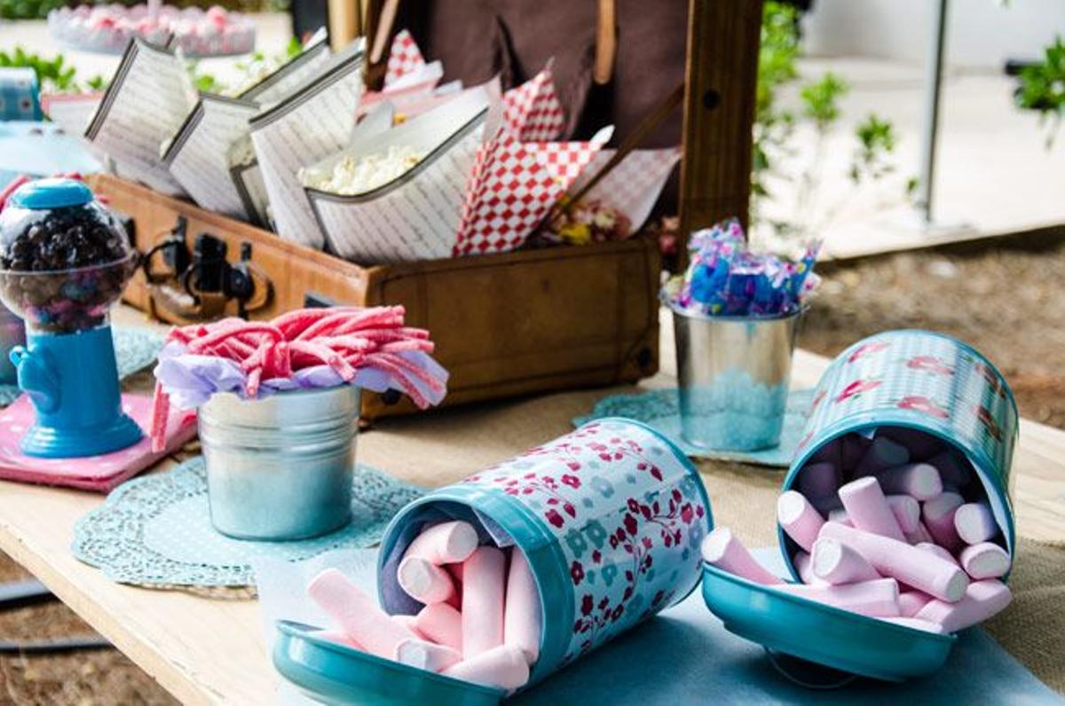 'Candy bar' en tu boda: chucherías