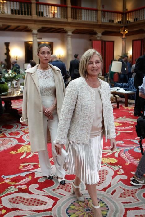 Ambiente en el hotel de la Reconquista la mañana del día de entrega del los premios Princesa de Asturias