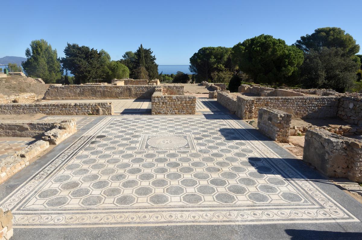 Los restos de la antigua ciudad romana de Empúries, en Girona
