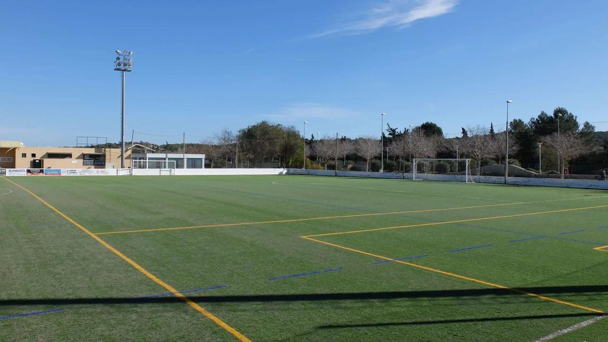 Imagen del campo de fútbol de Son Ferrer