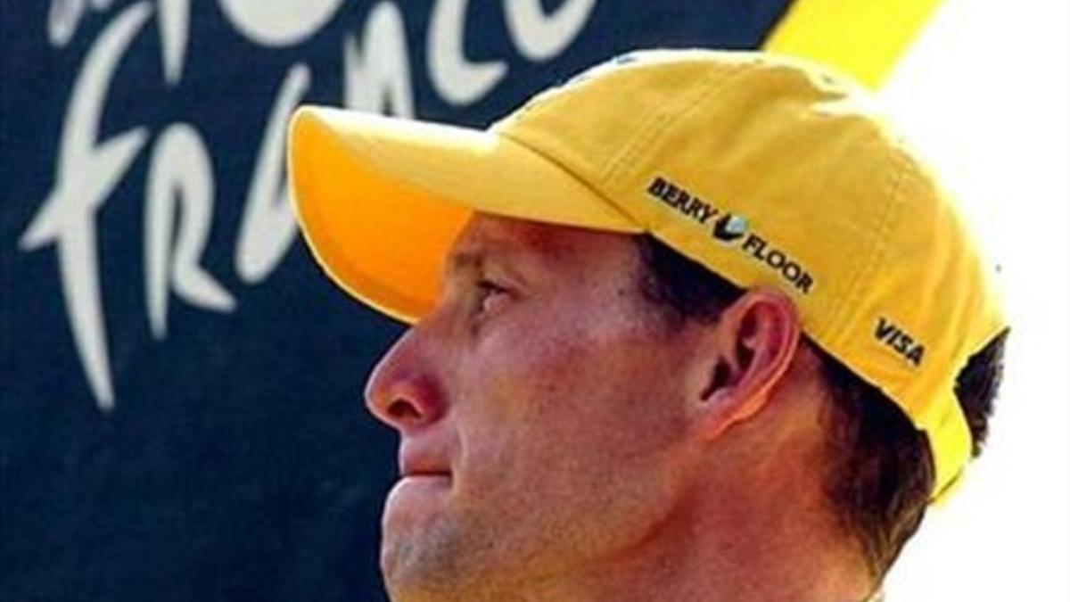 Lance Armstrong, en París