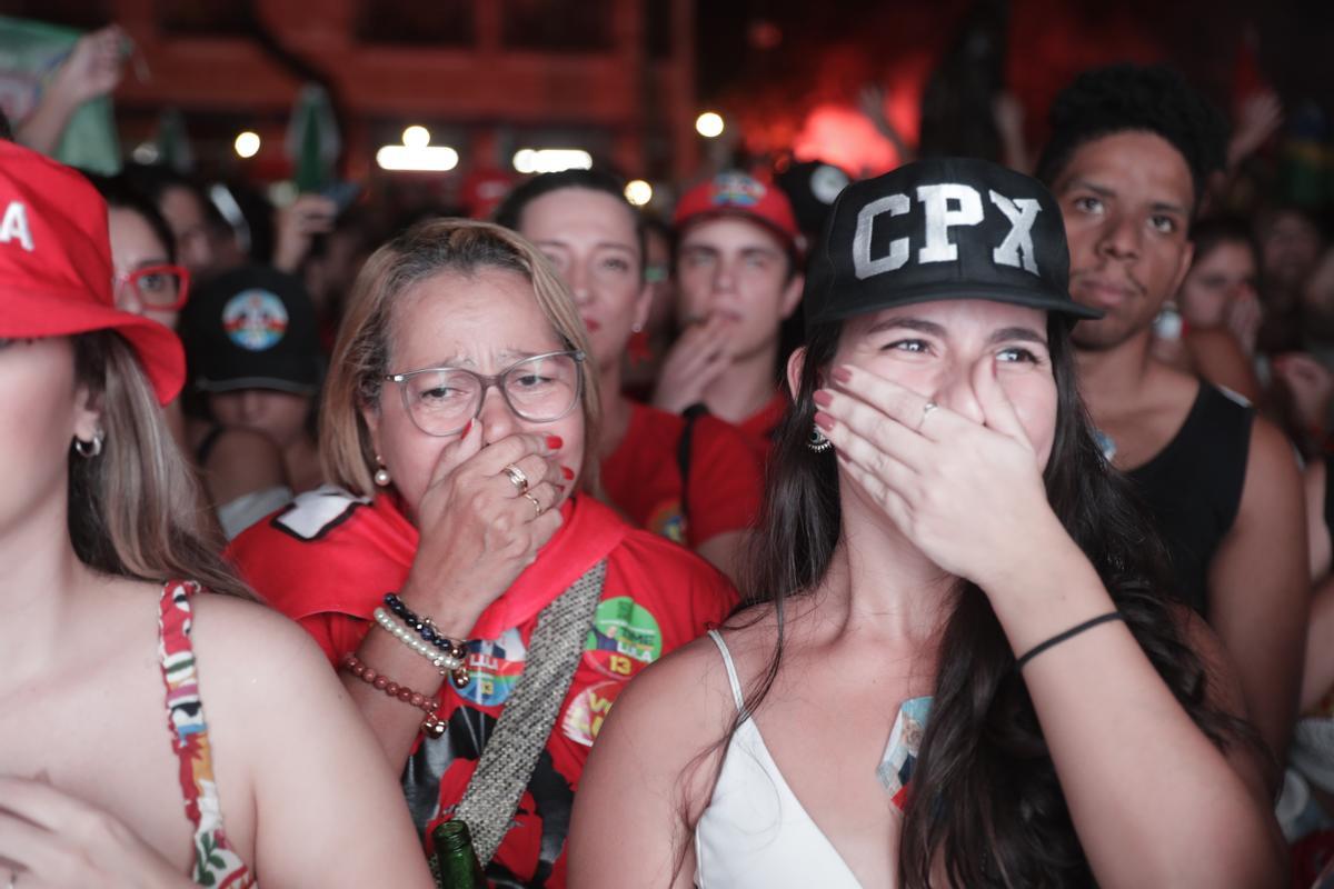 Los seguidores de Lula da Silva celebran su victoria en las elecciones brasileñas