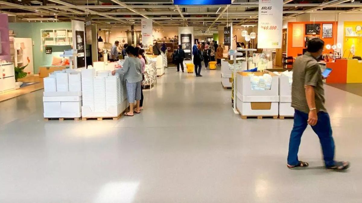 L'interior d'un Ikea