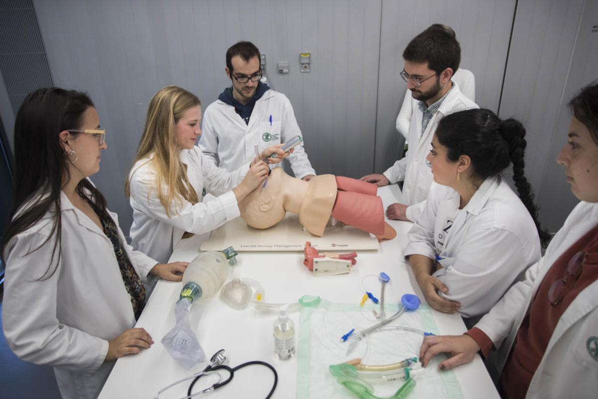 Instalaciones del Hospital Virtual de la Universidad Católica de Valencia