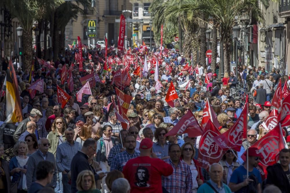 Manifestación del Día del Trabajo en València