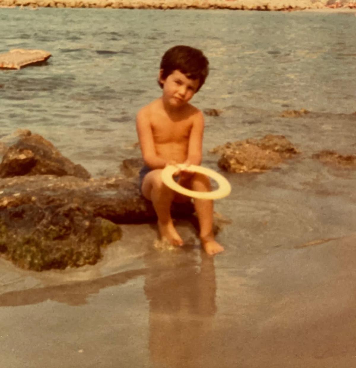Durante otras vacaciones en la isla