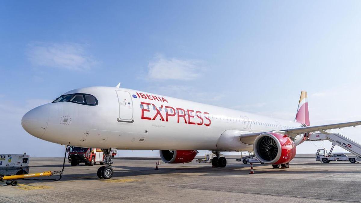 Un avión A321neo de Iberia Express.
