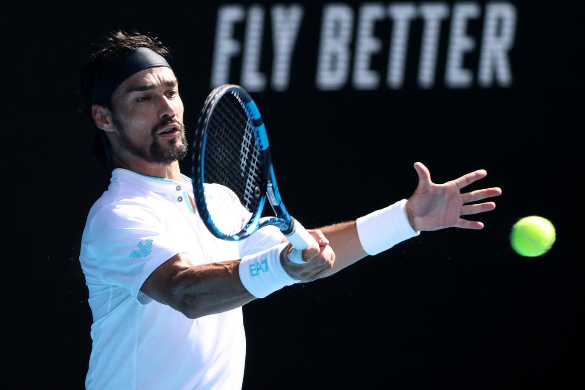 Rafa Nadal se enfrenta a Fabio Fognini en el Open de Australia.