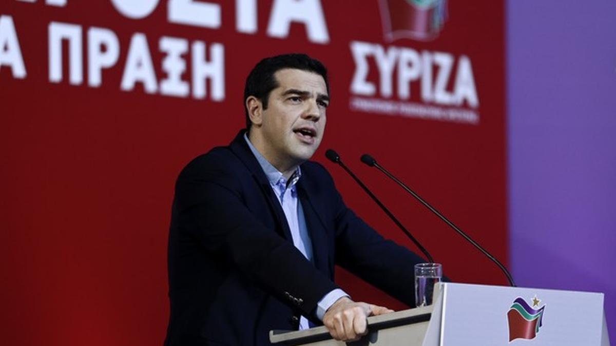 Tsipras en su discurso de este sábado