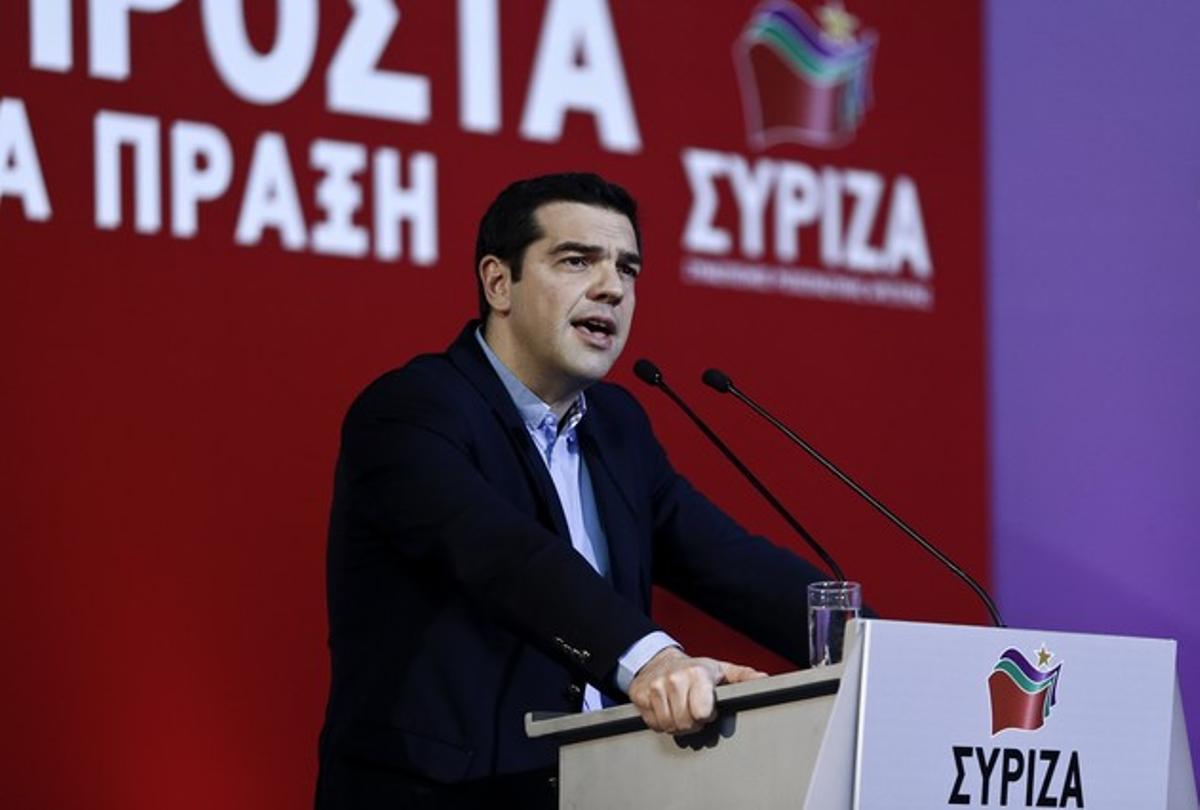 Tsipras en el seu discurs d’aquest dissabte
