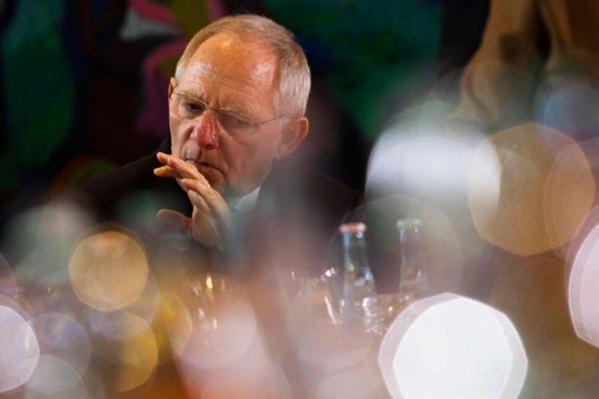 El ministre de Finances alemany, Wolfgang Schaeuble, en una reunió del gabinet a Berlín.
