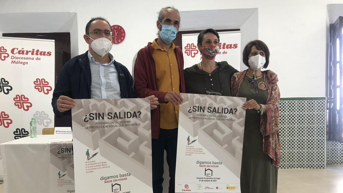 Presentación de la campaña de Cáritas &quot;¿Sin salida? Perdidos en un sistema de protección que no protege&quot;