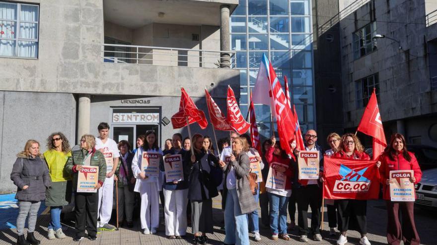 La huelga sanitaria llama a más de 300 profesionales de O Salnés