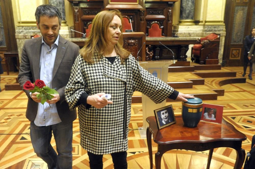 Homenaje a María Teresa Alvajar de la CRMH en A Co