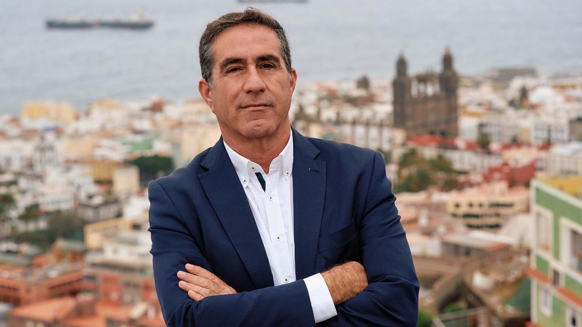 Francis Candil, candidato CC a la Alcaldía de Las Palmas de Gran Canaria.