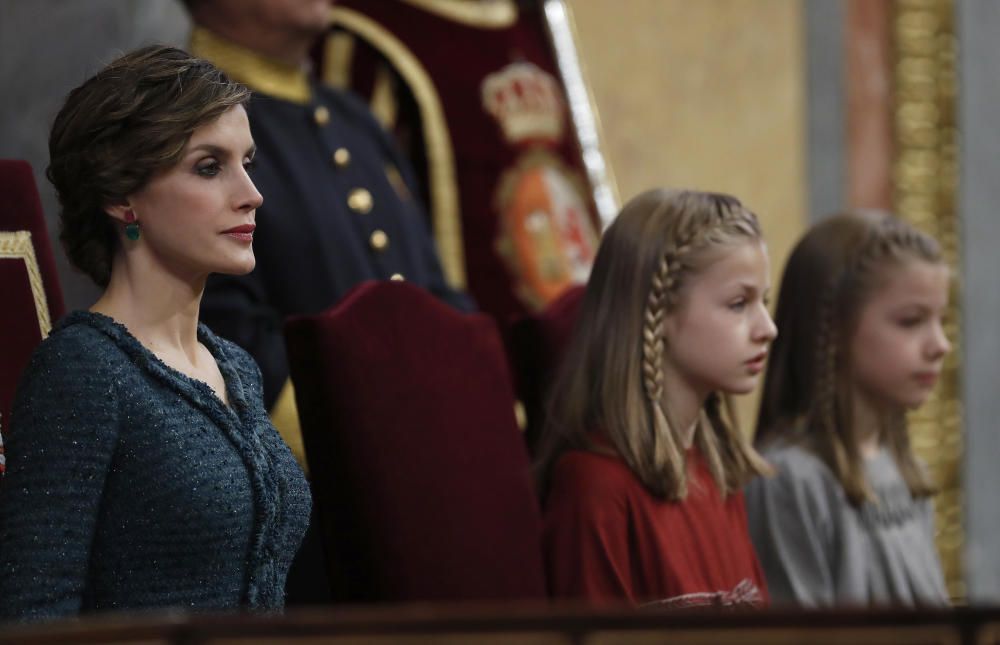 Leonor y Sofía, protagonistas en el Congreso