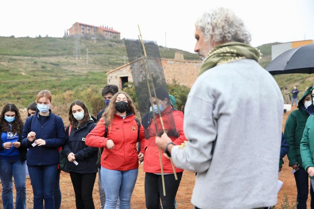 Carmen y la corte se suman a la "plantà verda" de las Fallas