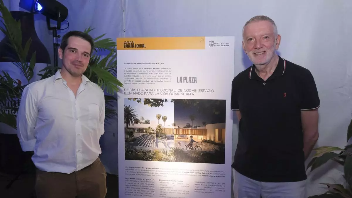 José Ignacio Linazasoro y Ricardo Sánchez, arquitectos que llevarán a cabo el Gran Canaria Central de Santa Brígida: «El proyecto prevé un tejido urbano ligado a la tradición»
