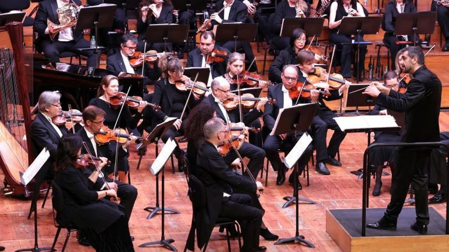 Concierto del pasado mes de marzo de la Real Filharmonía de Galicia.
