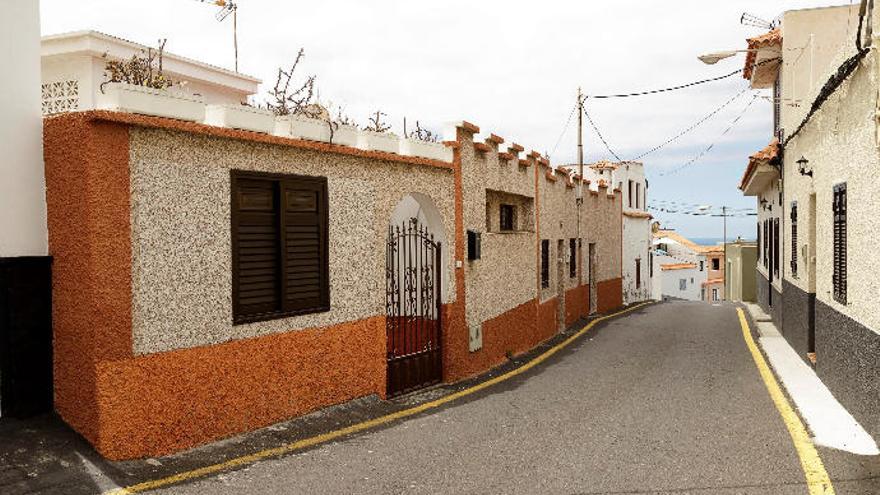 Vivienda en Icod de los Vinos en que se halló el cadáver de una mujer, cuya muerte se investiga, el viernes 21 de junio.