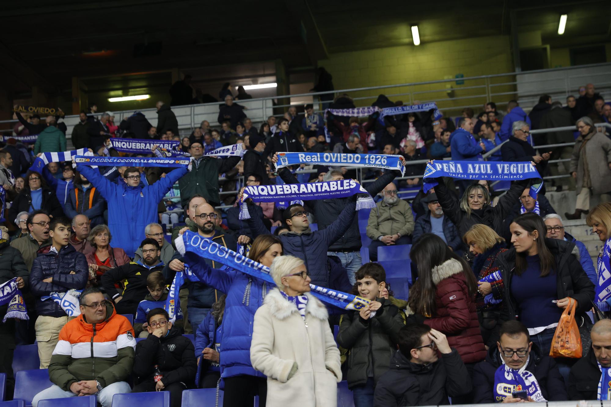 EN IMÁGENES: El Oviedo gana en casa por 1-0 frente al Mirandés