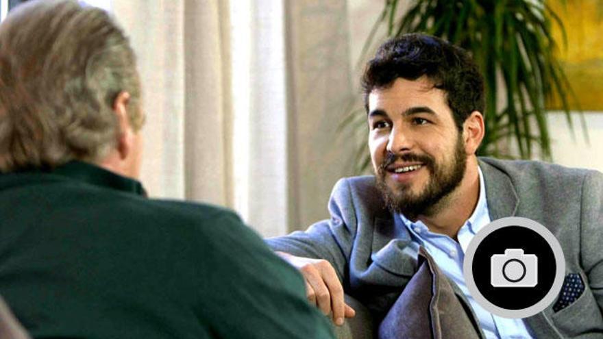 Mario Casas con Bertín Osborne.