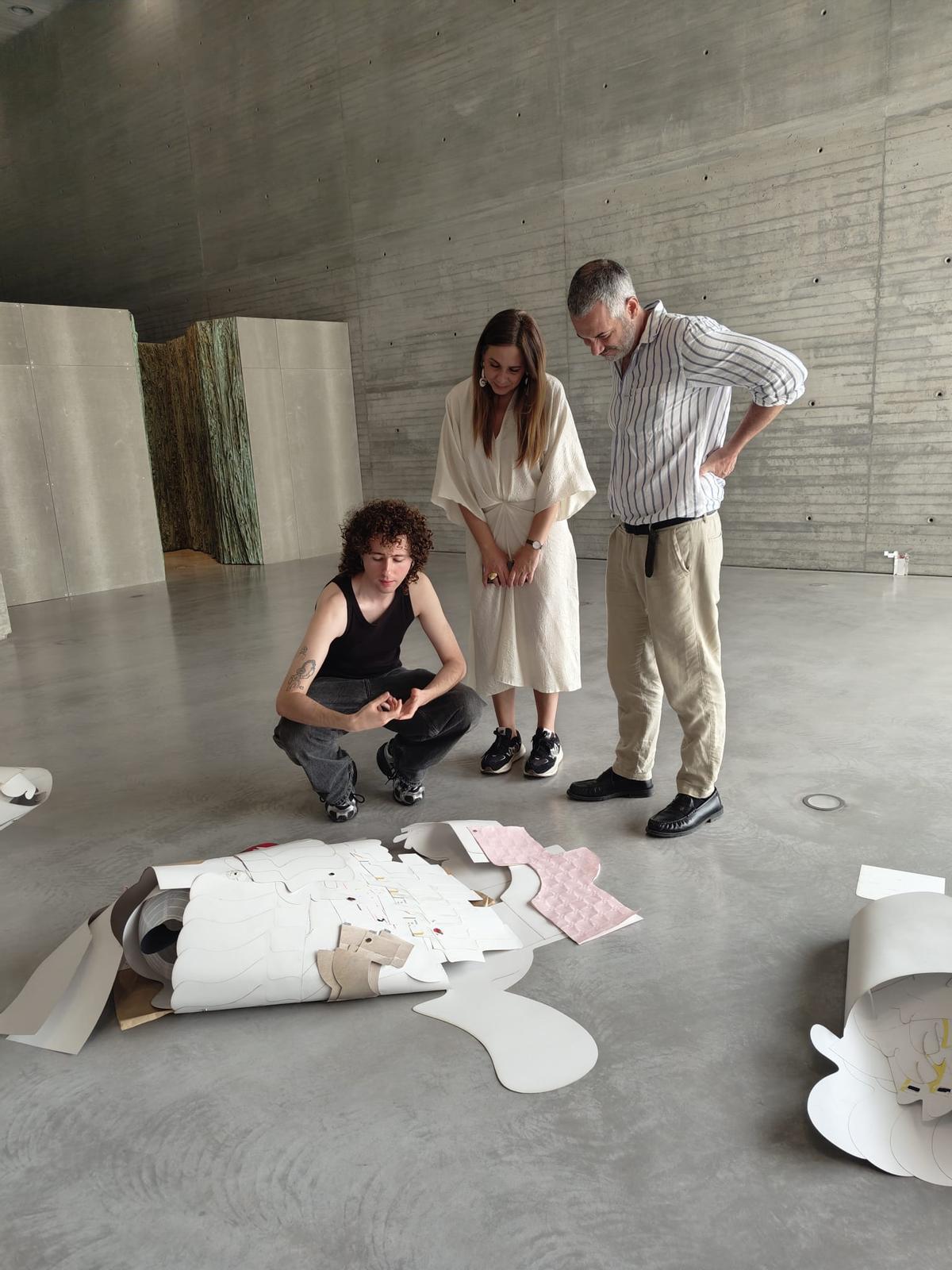 Presentación en el C3A de la exposición de Carla Martín.