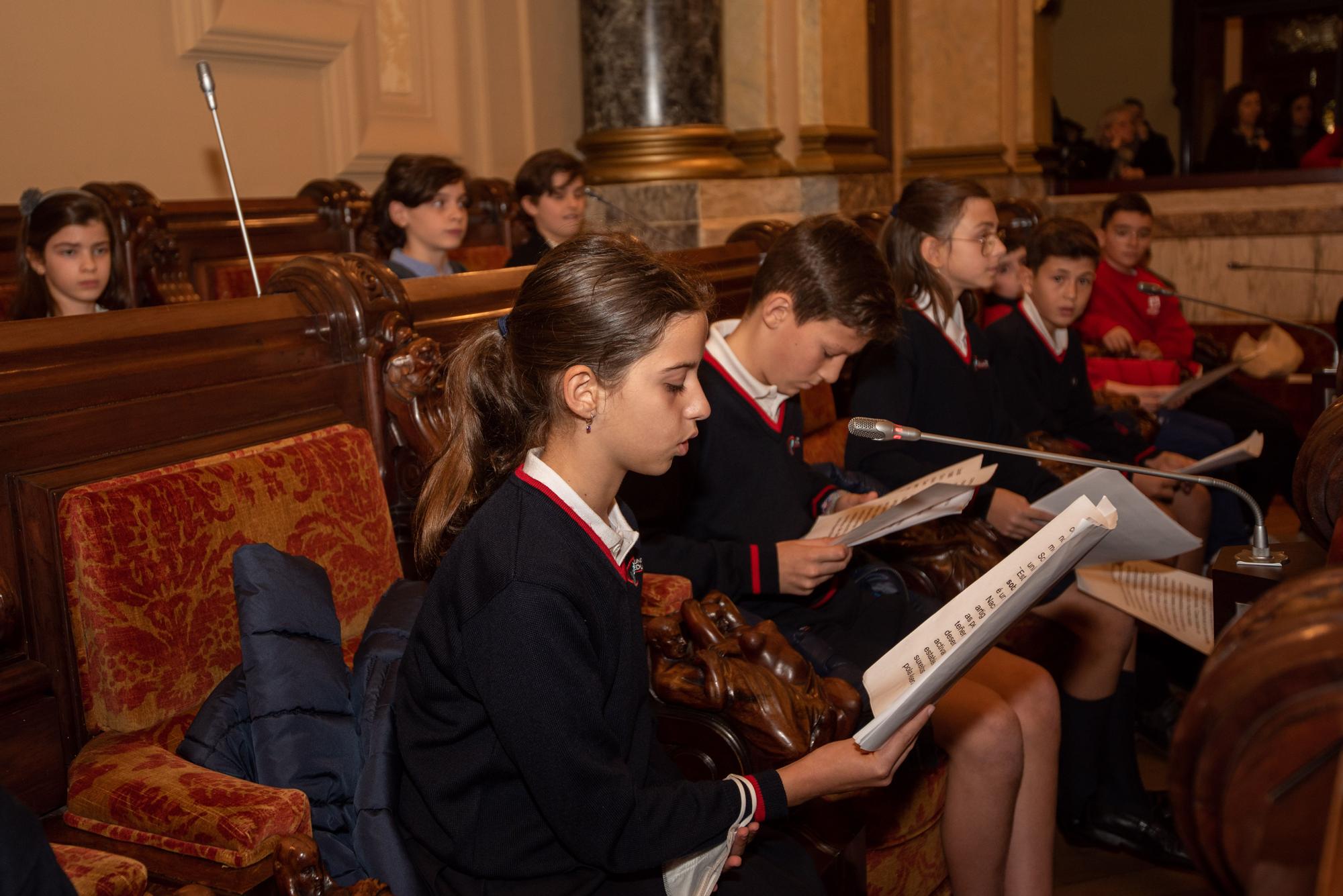 Pleno infantil en María Pita