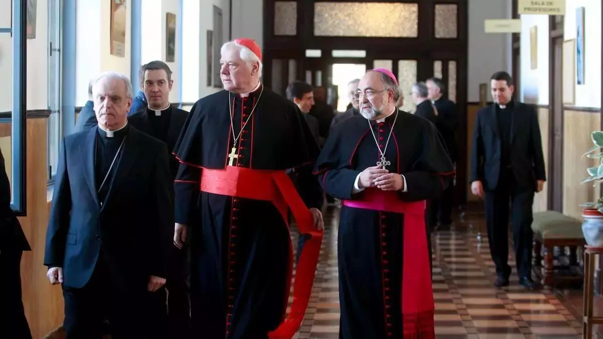 Cuando habl車 en Oviedo el cardenal que ahora avisa de un posible cisma si sale otro Papa como Francisco: "No soy una copia de 谷l, que tiene serviles aplaudidores"