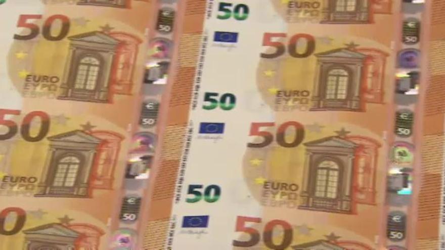 Hoy se pone en circulación el nuevo billete de 50 euros