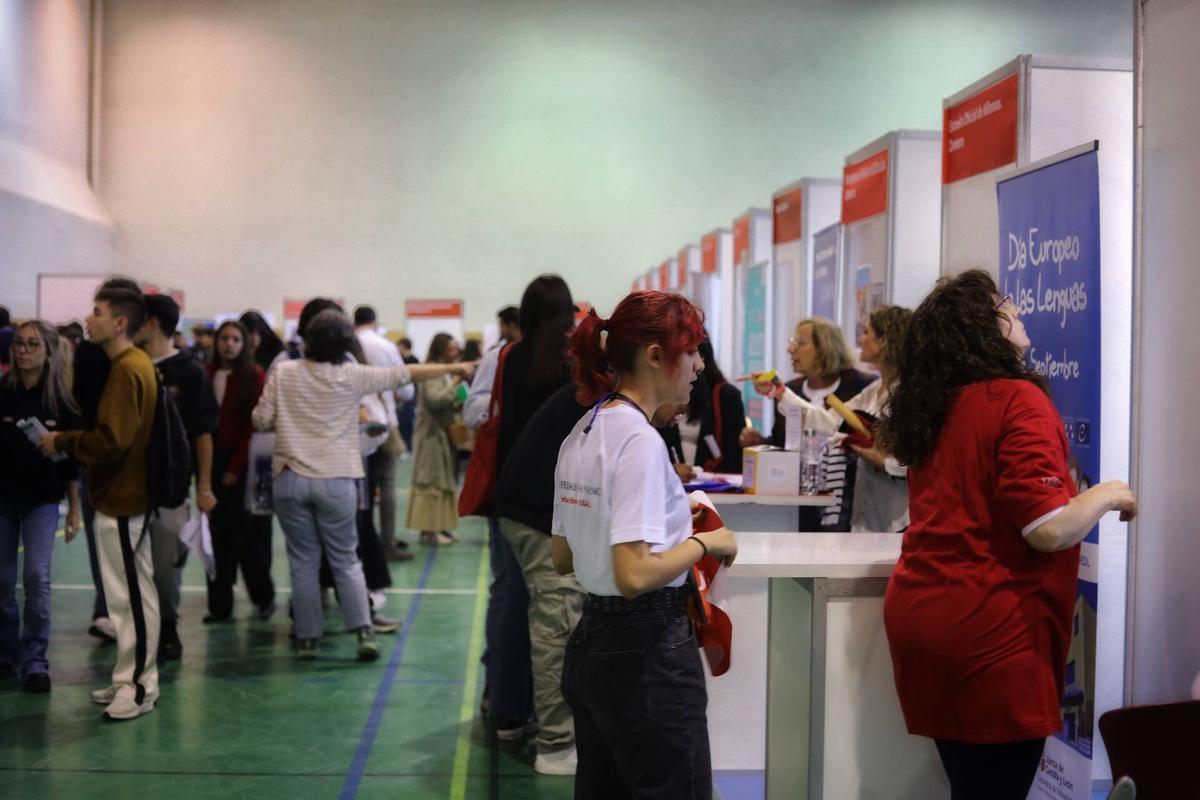 Feria de bienvenida de la Universidad de Salamanca.