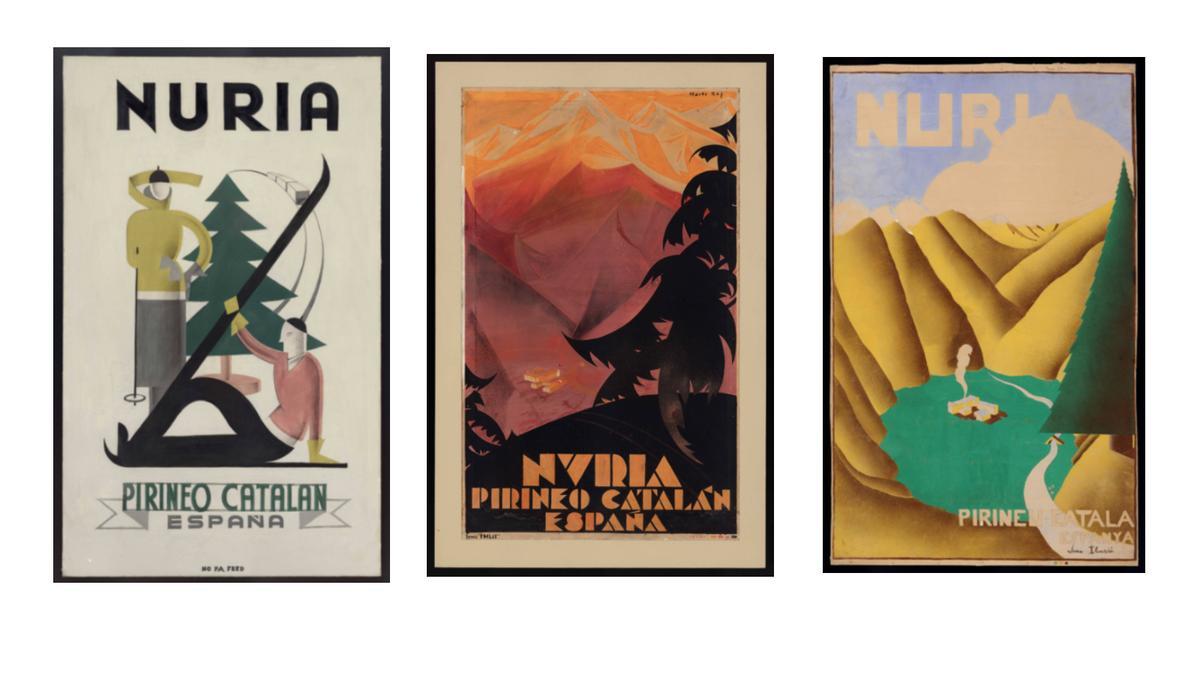 Alguns dels cartells publicitaris de 1930