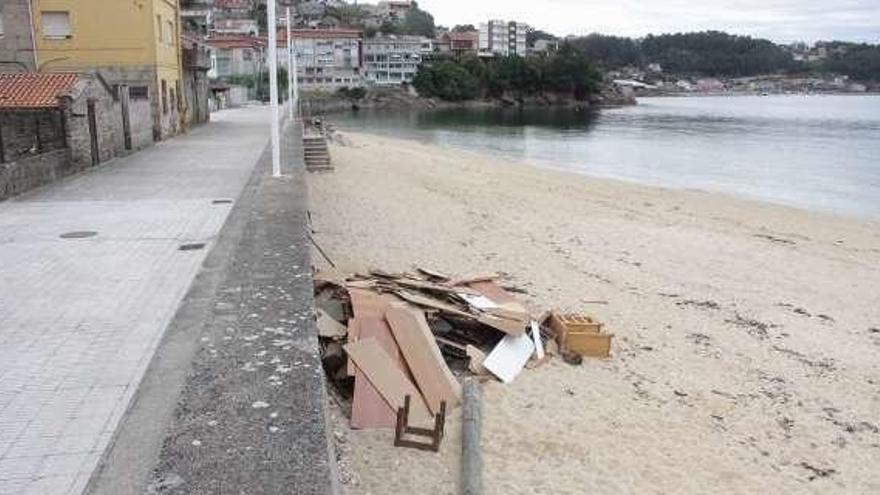 La cacharela que arderá hoy en Samertolaméu. // S.Á.