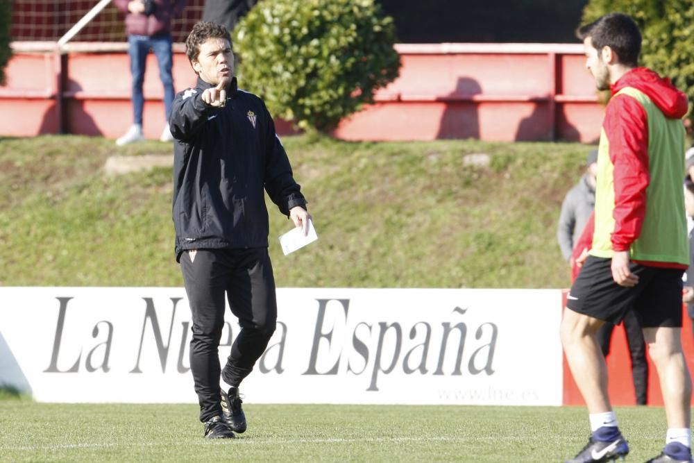 Entrenamiento del Sporting