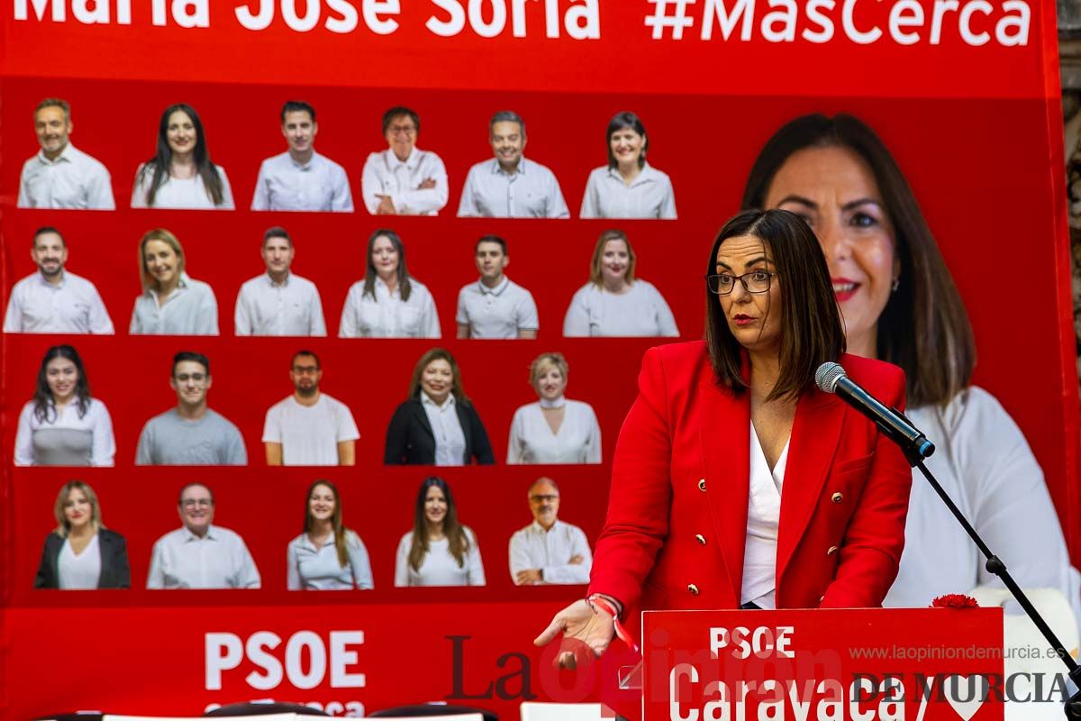 Descubre la lista del PSOE a la alcaldía de Caravaca