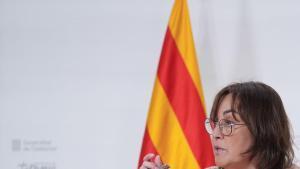 21/04/2026 La portavoz del Govern, Silvia Paneque, durante una rueda de prensa en la Generalitat de Catalunya, a 21 de abril de 2026, en Barcelona, Catalunya (España). La rueda de prensa sucede mientras se está investigando judicialmente al jefe de gabinete de Salvador Illa por presuntas irregularidades cuando era alcalde de Esparreguera (Barcelona) ECONOMIA David Zorrakino - Europa Press