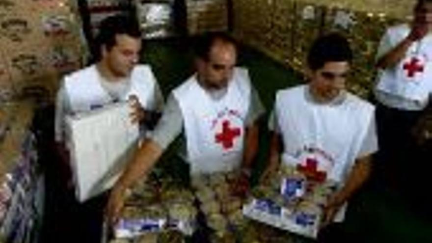 Cruz Roja reparte 402.051 kilos de alimentos