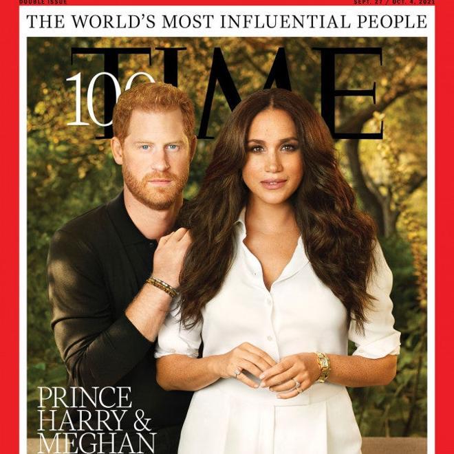 Harry y Meghan en la portada de la revista Time
