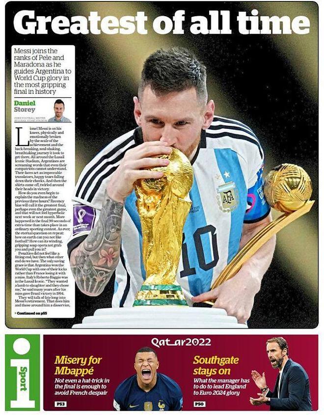 Para enmarcar: las portadas de todo el mundo se rinden a Messi