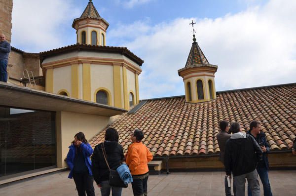 Visita a la teulada de la Catedral de Solsona