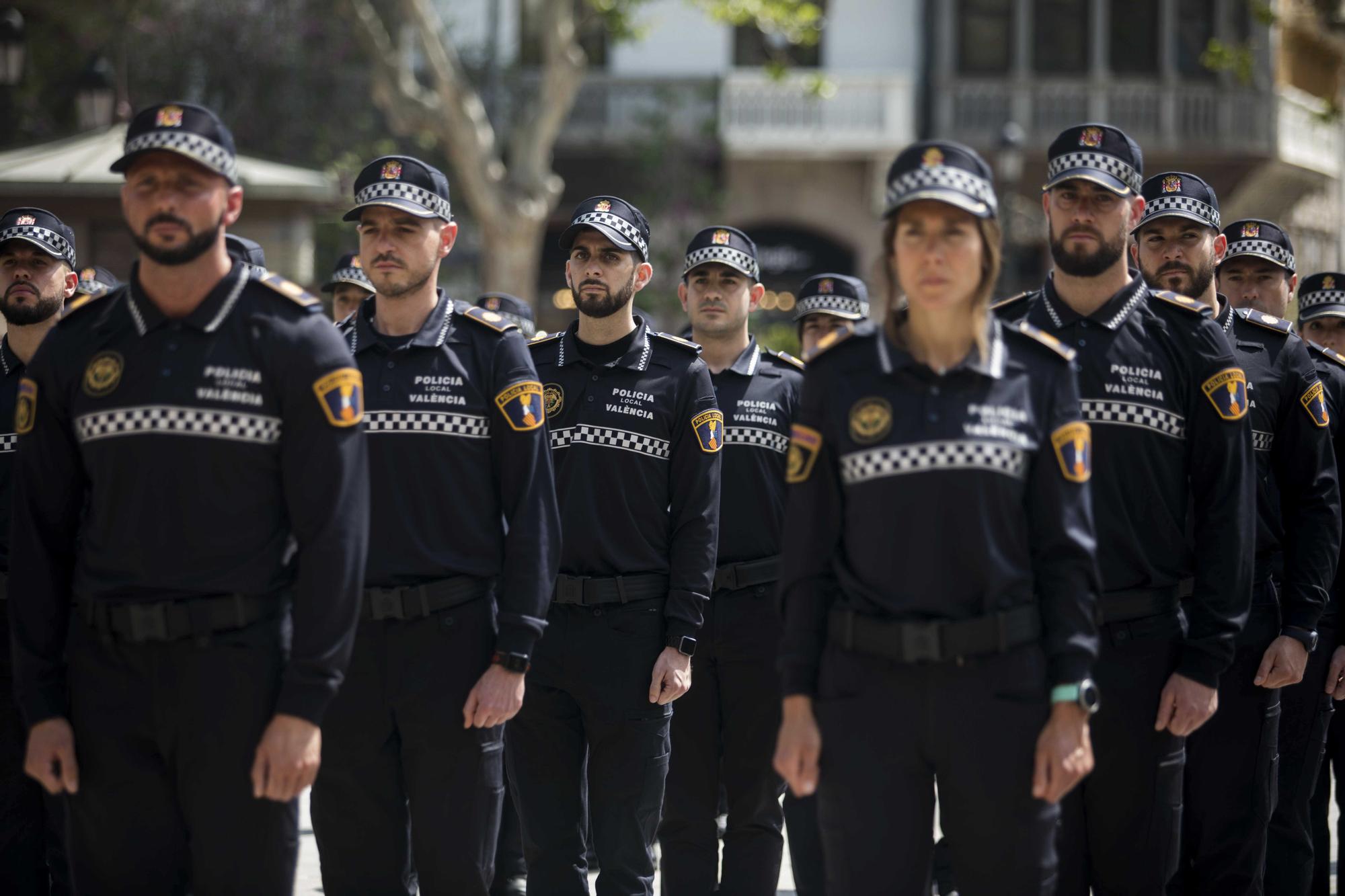 Presentación de los nuevos agentes de la Policía Local de València