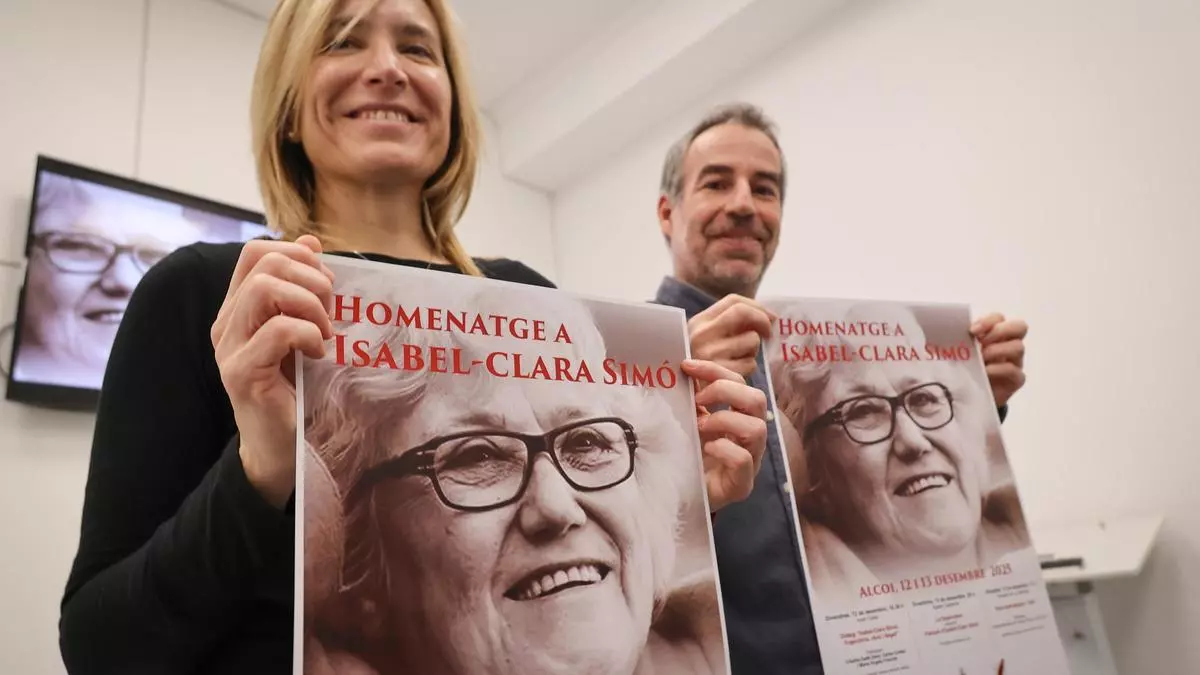 El homenaje que rinde este sábado Alcoy a Isabel-Clara Simó