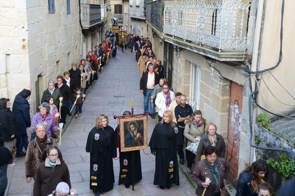 La Virgen de Los Dolores ya está en la excolegiata