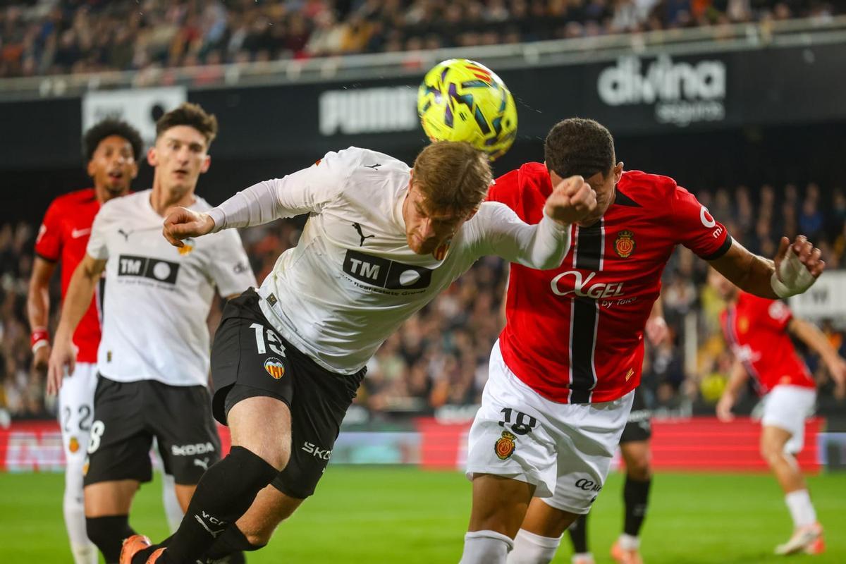 El Valencia CF - Mallorca, en imágenes