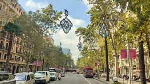 Llums de disseny per al Nadal a la Diagonal