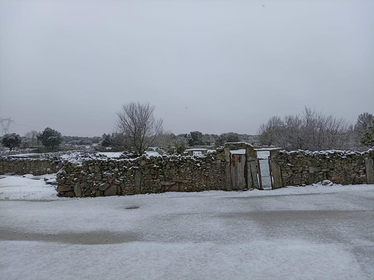 GALERÍA | La nieve cubre los pueblos de Sayago