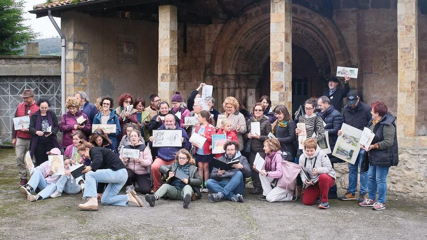 Taller de dibujo por las Jornadas sobre Patrimonio Histórico de Fano y Baldornón