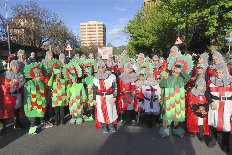 Las imágenes del desfile de San Jorge en Cáceres