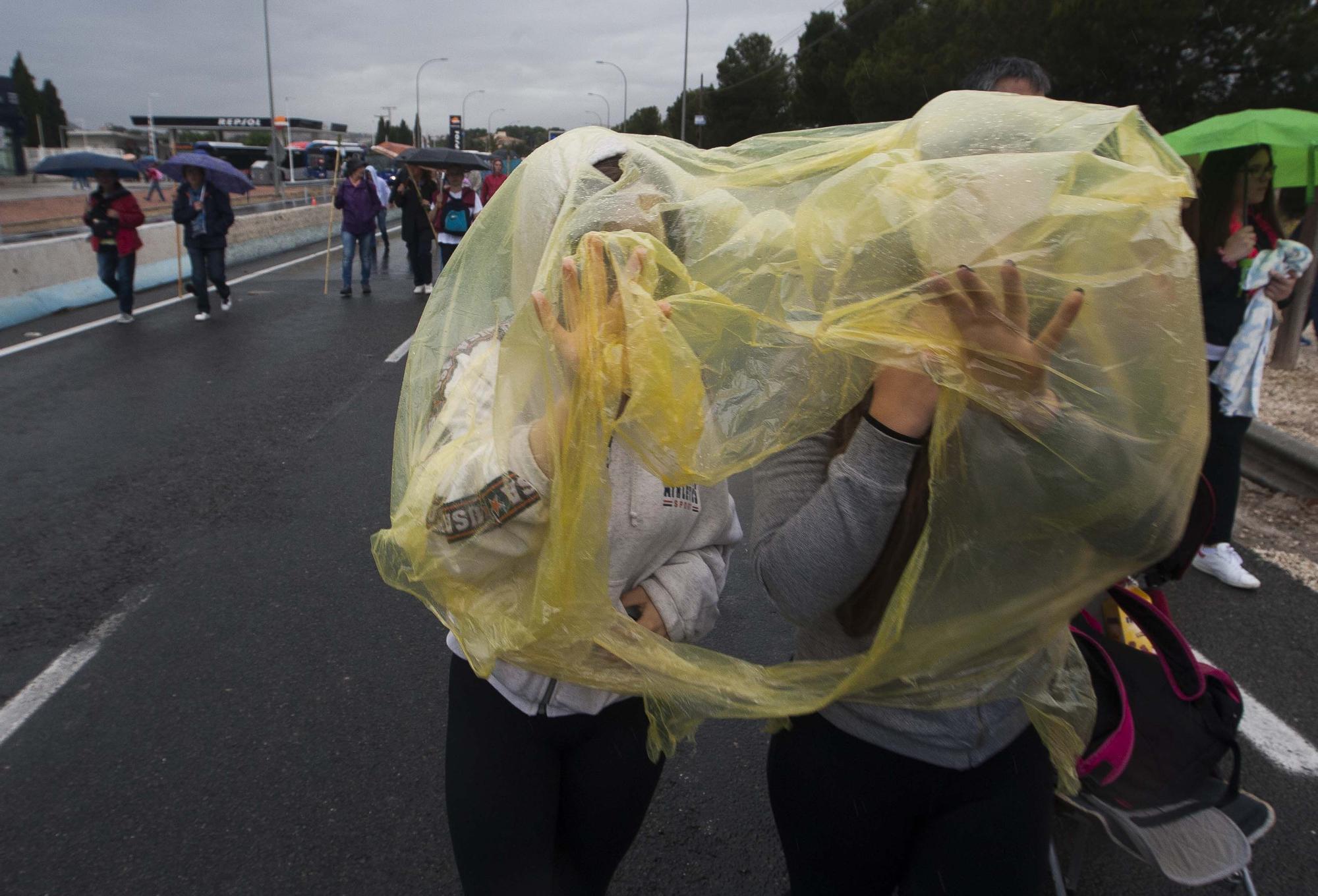 Momentos de la romería antes de la pandemia