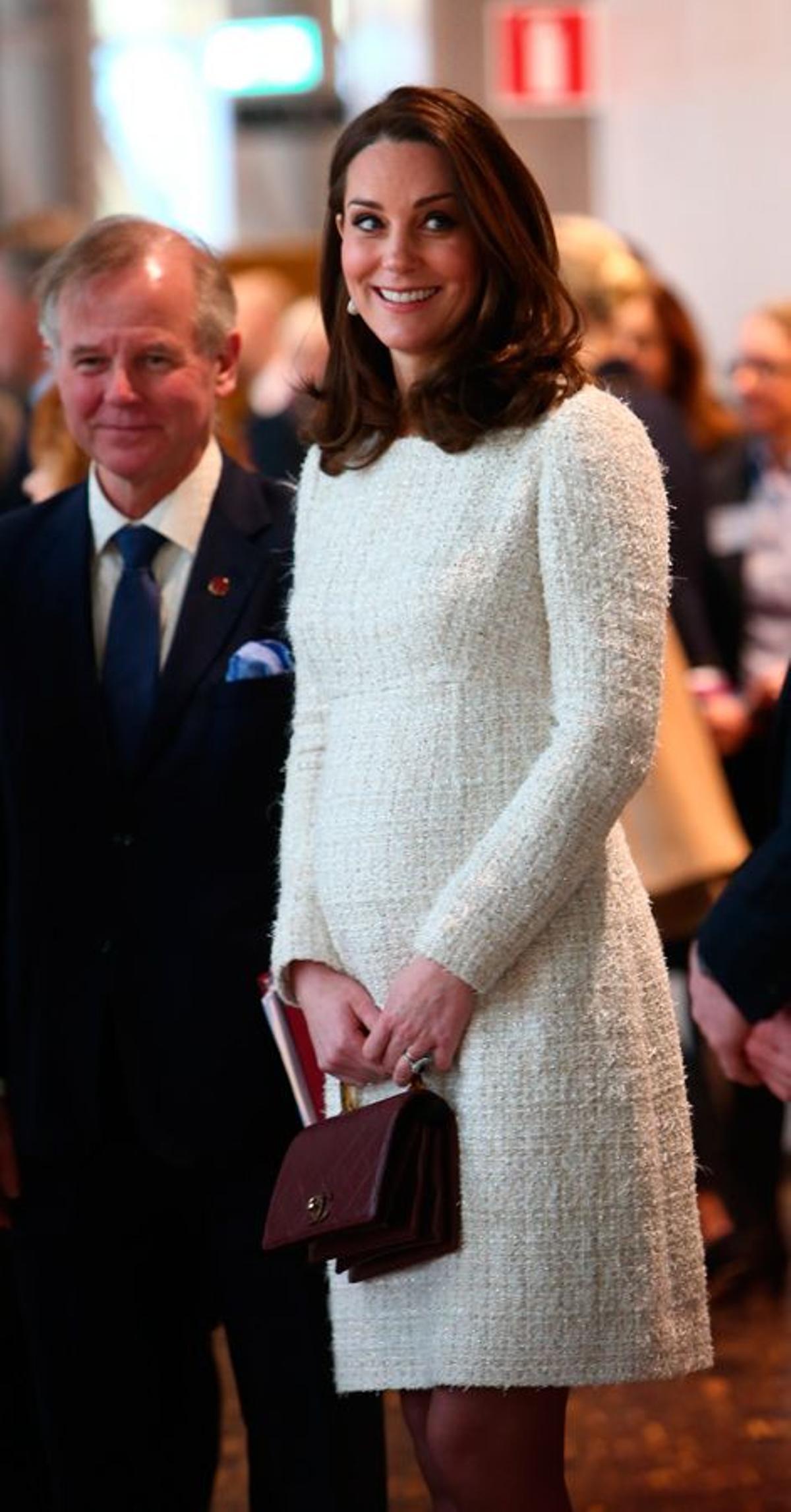 Kate Middleton con vestido de Alexander McQueen en Suecia